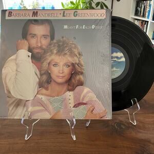 Barbara Mandrell & Lee Greenwood Meant For Each Other Vinyl LP 1984 MCA 5477